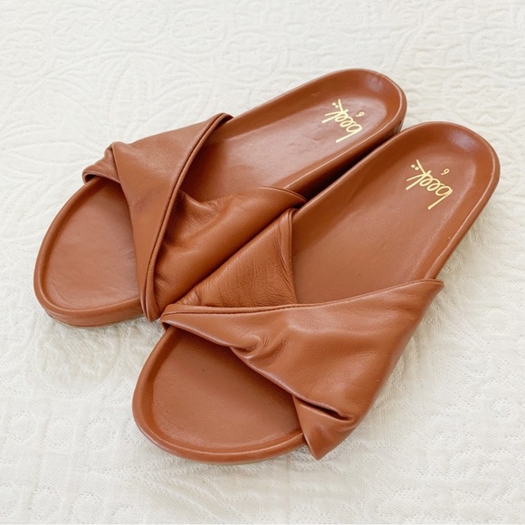 beek Vireo‎ Leather Slide Sandals - Picture 1 of 8